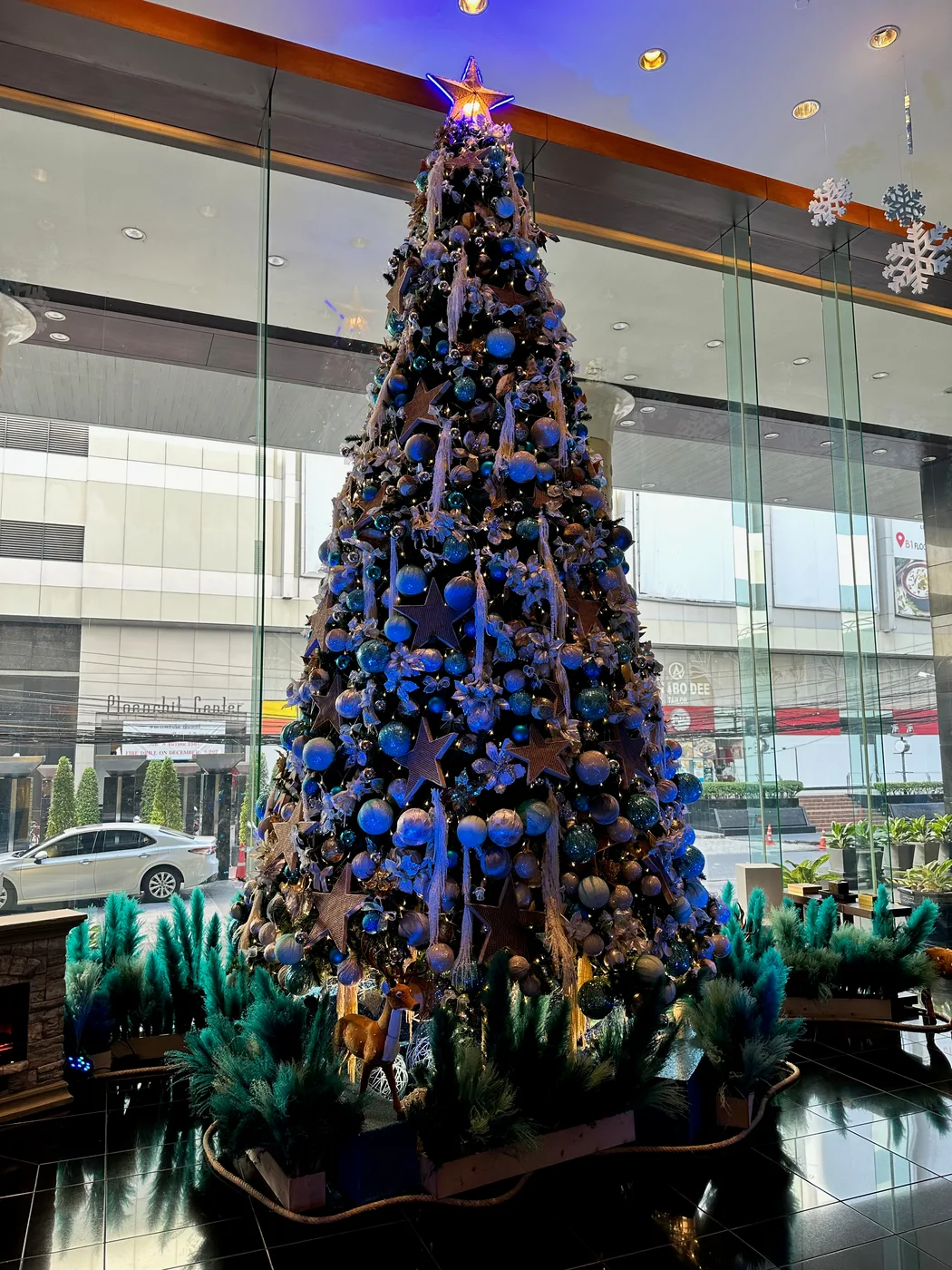 Decorated Christmas tree in Bangkok