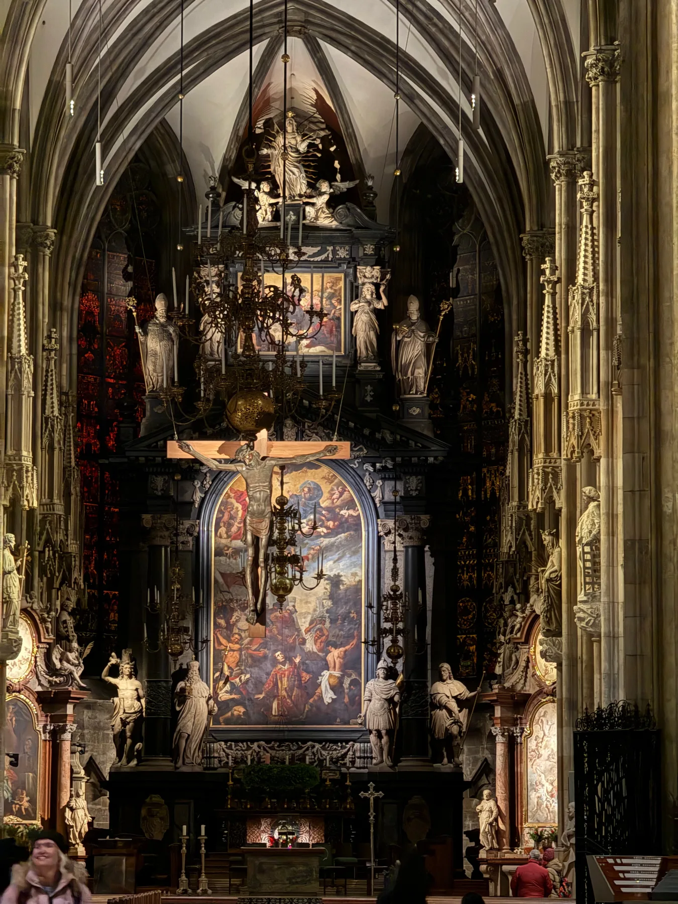 Ornate interior of St. Stephen’s Cathedral